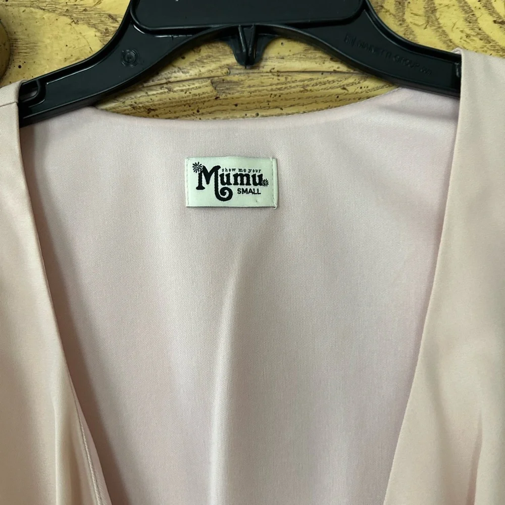 Show Me Your Mumu Flutter Sleeve Wrap Dress - Picture 6 of 7